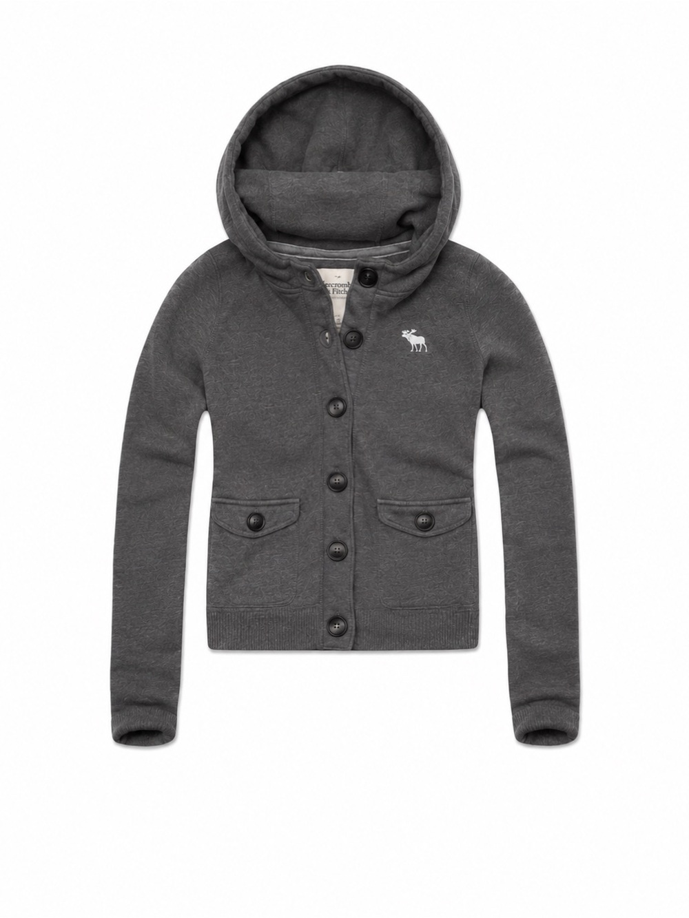 Abercrombie & Fitch Jody Hoodie in Heather Gray Women’s Size L